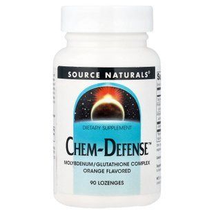 Source Naturals Chem-Defense 90 пастилок Глутатіон