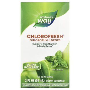 Nature's Way Chlorofresh Chlorophyll Drops Mint 59 мл Хлорофіл
