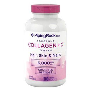 PipingRock Hydrolyzed Collagen Type I & III&nbsp;1000 mg 300 табл Колаген