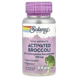 Solaray Activated Broccoli 350 mg 30 рослинних капсул Броколі