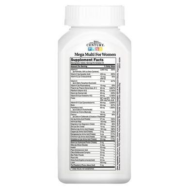 21st Century Mega Multi for Women 90 tab Витаминно-минеральные комплексы