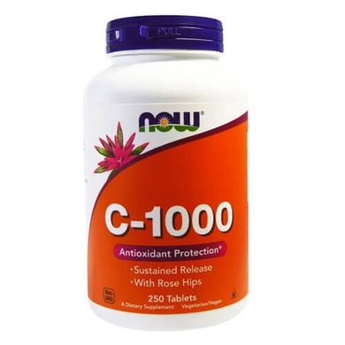 NOW Vitamin C-1000 250 таб Витамин С