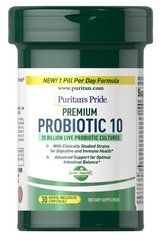 Puritan's Pride Premium Probiotic 10 30 капс. Пробиотики и пребиотики