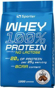 Sporter Whey 100% Protein (Lactose Free) 1000 грам Сироватковий протеїн
