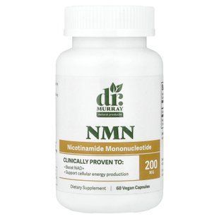 Dr. Murray's NMN 200 mg 60 Vegan Capsules Ниацин (B-3)