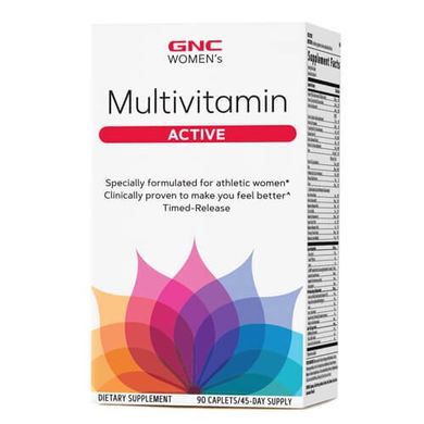 GNC Women's Multivitamin Active 90 таб Витамины для женщин