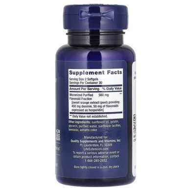 Life Extension Youthful Legs 500 mg 60 рідких капсул Інші екстракти