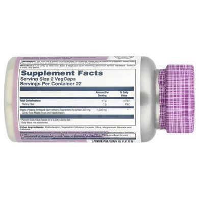 Solaray Mastic Gum 500 mg 45 рослинних капсул Мастикова смола