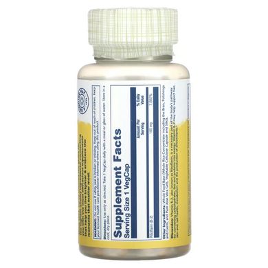 Solaray Vitamin B-2 100 mg 100 капсул Рибофлавін (В-2)