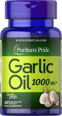 Puritan's Pride Garlic Oil 1,000 mg 100 капс. Чеснок