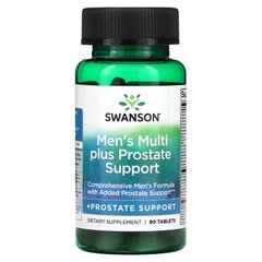 Swanson Men's Multi With Iron +Prostate Support 90 табл. Витамины для мужчин