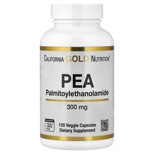 California Gold Nutrition PEA 120 рослинних капсул Для суглобів та зв'язок