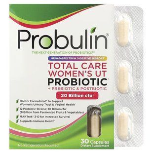 Probulin Women&rsquo;s UT Probiotic + Prebiotic & Postbiotic 30 капсул Пробіотики та пребіотики