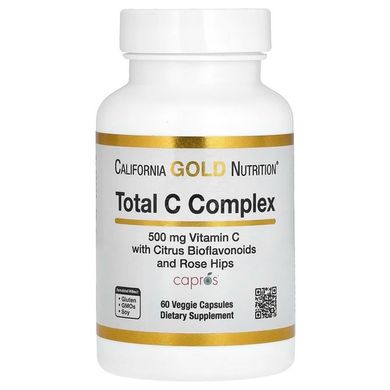 California Gold Nutrition Total C Complex 500 mg 60 капс. Витамин С