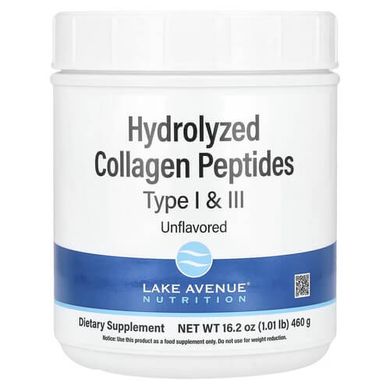 Lake Avenue Hydrolyzed Collagen Type I & III 460 грам Колаген