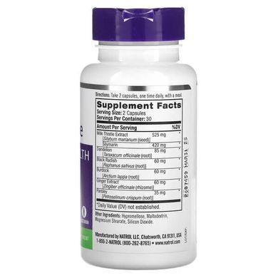 Natrol Milk Thistle 525 mg 60 капсул Розторопша (Силімарин)