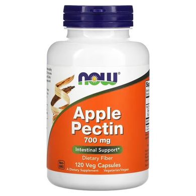 NOW Apple Pectin 700 mg 120 вегетаріанських капсул Яблучний пектин
