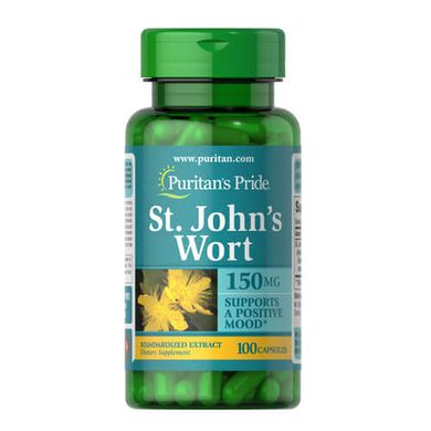 Puritan's Pride St. John's Wort Standardized Extract 150 mg 100 капс Зверобой