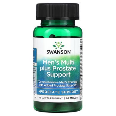 Swanson Men's Multi With Iron +Prostate Support 90 таблеток Вітаміни для чоловіків