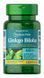 Puritan's Pride Ginkgo Biloba Standardized Extract 60 mg 120 рідких капсул