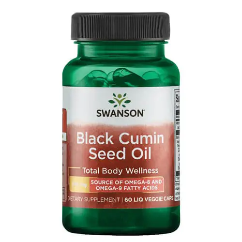 Swanson Black Cumin Seed Oil 500 mg 60 капс