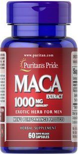 Puritan's&nbsp;Pride Maca 1000 mg Exotic Herb for Men&nbsp;60 caps Мака
