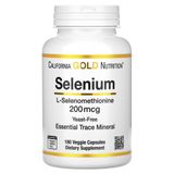 525 грн Селен California Gold Nutrition Selenium Yeast-Free 200 mcg 180 капсул
