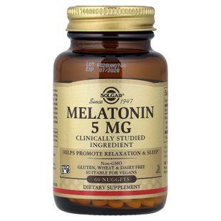 Solgar Melatonin 5 mg 60 tab Мелатонин