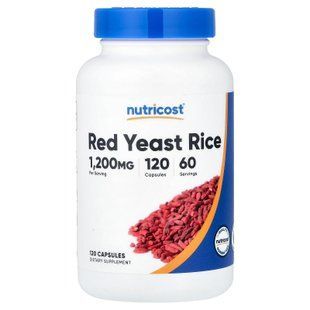 Nutricost Red Yeast Rice 600 mg 120 капсул Рис червоний