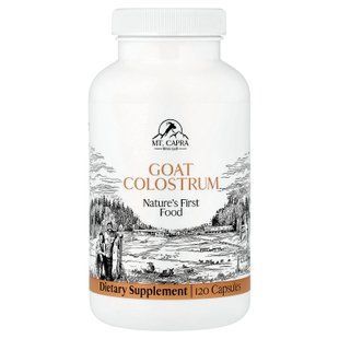 Mt. Capra Goat Colostrum 120 Capsules Молозиво (Colostrum) и Лактоферрин