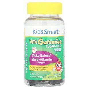 Kids Smart Vita Multi-Vitamin Ages 3+ 30 жевательных конфет Витаминно-минеральные комплексы