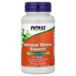 NOW Adrenal Stress Support 90 капсул Підтримка наднирників