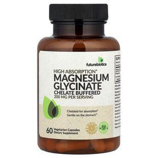 Futurebiotics Magnesium Glycinate 60 Vegetarian Capsules Магний