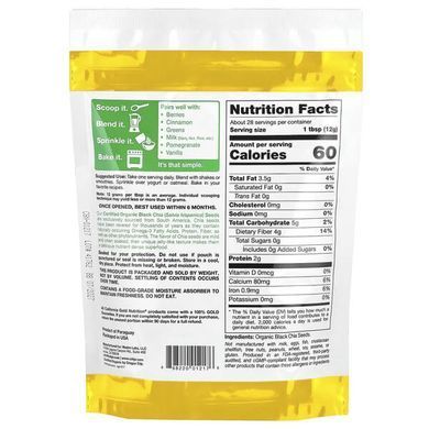 California Gold Nutrition Organic Chia Seeds 340 г Бобові та насіння
