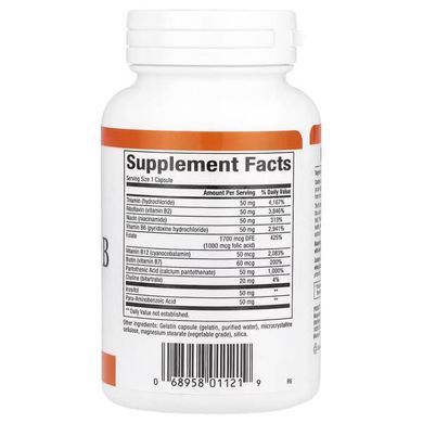 Natural Factors Hi Potency B Complex 90 капсул Комплекс вітамінів групи В