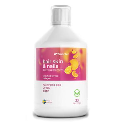 Sporter Hair, Skin & Nails 500 ml Комплекс для кожи волос и ногтей