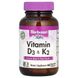 Bluebonnet Vitamin D3 & K2 60 капсул
