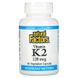 Natural Factors Vitamin K2 120 mcg 60 вегетарианских капсул