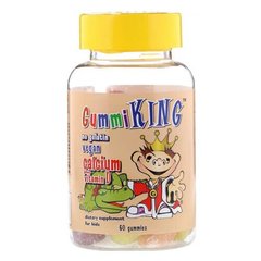 GummiKing Calcium Plus Vitamin D for Kids 60 gummies Кальцій