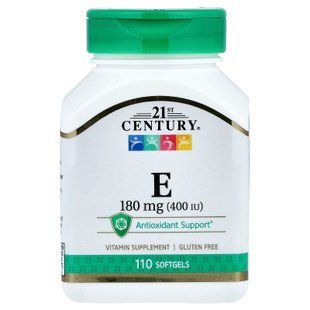 21st Century Vitamin E 180 mg (400 IU) 110 капс. Витамин Е