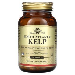 Solgar North Atlantic Kelp 200 mcg 250 tab Йод