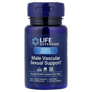 Life Extension Men's Health Male Vascular Sexual Support 30 Vegetarian Capsules Сексуальное здоровье мужчин