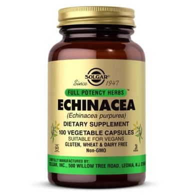 Solgar Echinacea 100 caps Ехинацея