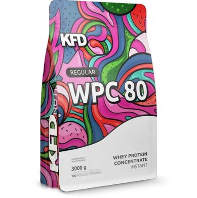KFD REGULAR WPC 80 (instant) 3000 грамм Протеин