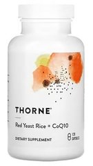 Thorne Red Yeast Rice + CoQ10 120 капс. Рис червоний
