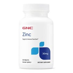 GNC Zinc Citrate 30 mg 90 табл