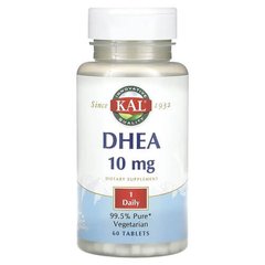 KAL DHEA 10 mg 60 Tablets DHEA