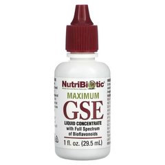 NutriBiotic Maximum GSE Liquid Concentrate 29.5 ml Другие экстракты