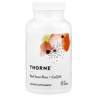 Thorne Red Yeast Rice + CoQ10 120 caps Рис крассный