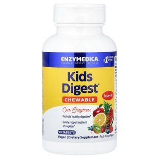 Enzymedica Kids Digest 90 жувальних таблеток Ензими
